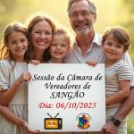Sessão da Câmara de Vereadores de Sangão dia 06-10-2025