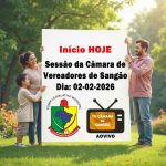 Sessão da Câmara de Vereadores de Sangão dia 02-02-2026
