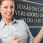 Sessão da Câmara de Vereadores de Sangão dia 11-05-2026