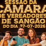 Sessão da Câmara de Vereadores de Sangão dia 27-07-2026