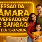 Sessão da câmara de vereadores de Sangão do dia 13-07-2026