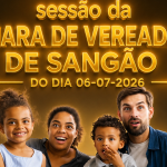 Sessão da Câmara de Vereadores de Sangão do dia 06-07-2026