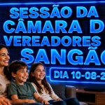 Sessão da Câmara de Vereadores de Sangão dia 10-08-2026
