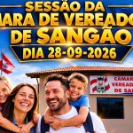 Sessão da Câmara de Vereadores de Sangão dia 28-09-2026